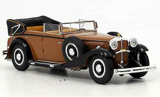 Maybach V12  DS8 Base 1/43 Minichamps V12 DS8 Zeppelin bruin 1932 modelauto