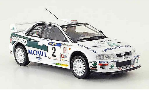 Subaru Impreza WRC 1/43 IXO no.2 lopes rallye portugal 2002 modelauto