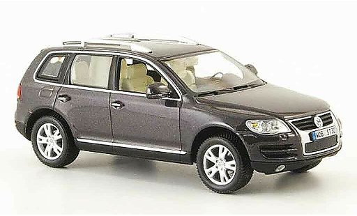 Volkswagen Touareg Base 1/43 Minichamps antraciet modelauto
