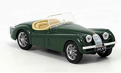 Jaguar XK 120 1/43 Brumm spider groen open 1948 modelauto