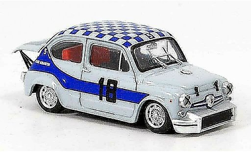 Fiat Abarth 1000 Berlina Corsa 1/43 Brumm No.18 4h Monza 1968 modelauto