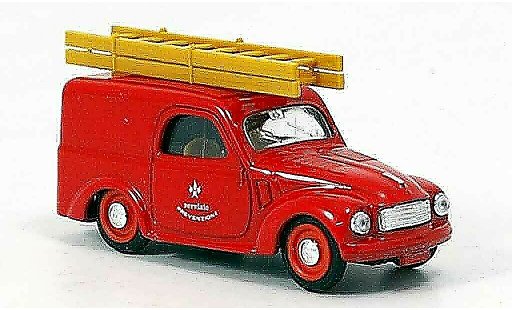 Fiat 500 C 1/43 Brumm Lieferwagen pompier Italien 1949 modelauto