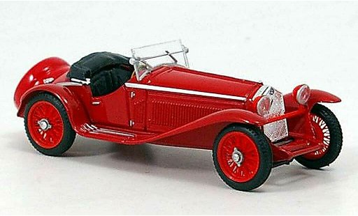 Alfa Romeo 1750 gs zagato 1/43 Brumm rood 1931 modelauto