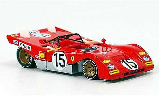 Ferrari 312 PB 1/43 Brumm no.15 ickx 1000km monza 1971 modelauto