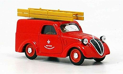 Fiat 500 B 1/43 Brumm Lieferwagen pompier Italilen 1946 modelauto