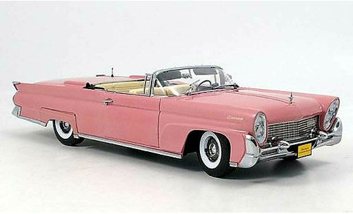 Lincoln Continental 1958 1/18 Sun Star Mark III roze modelauto
