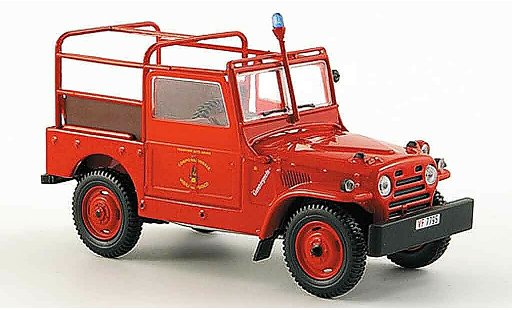 Fiat Campagnola Pompiers 1/43 Norev pompier Trentino 1959 modelauto