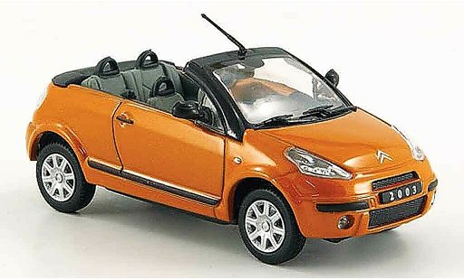 Citroen C3 Pluriel 1/43 Eagle oranje 2003 modelauto