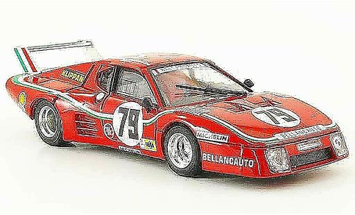 Ferrari 512 BB LM 1/43 Brumm no.79 bellancauto 24h le mans 1980 modelauto
