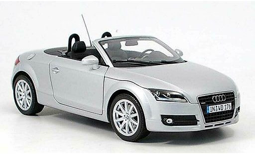 Audi TT roadster 1/18 Minichamps grijs metallic 2006 modelauto
