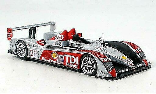 Audi R10 course 1/43 Minichamps 2007 TDI No.2 TDI Power winnaar 12h Sebring modelauto