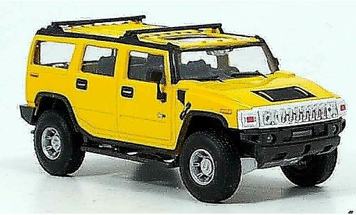 Hummer H2 Base 1/43 Cararama geel modelauto