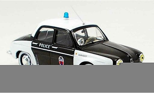Renault Dauphine Base 1/43 IXO politie paris 1962 modelauto