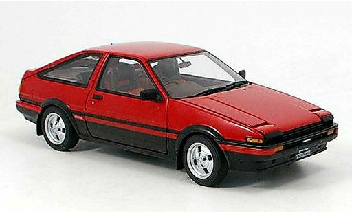 Toyota Trueno AE86 1/18 Autoart ae trueno rood modelauto