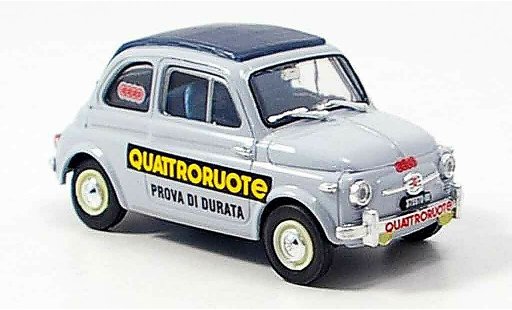 Fiat 500 Nuova 1/43 Brumm Prova Di Durata Quattroroute 1958 modelauto