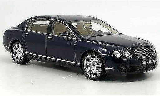 Bentley Continental berline 1/18 Minichamps Flying spur blauw 2006 modelauto