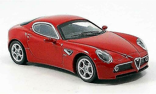 Alfa Romeo 8C competizione 1/43 M4 rood 2007 modelauto