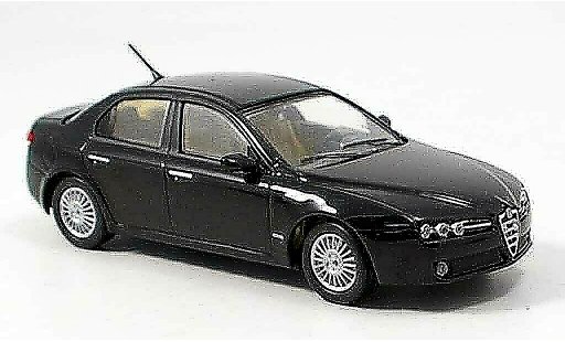 Alfa Romeo 159 berlina 1/43 M4 zwart 2005 modelauto