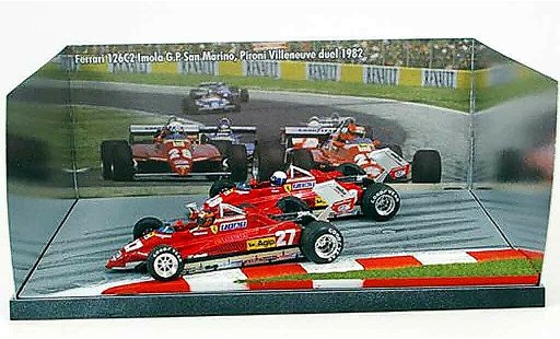 Ferrari 126 CK 1/43 Brumm turbo villeneuve pironi duell modelauto