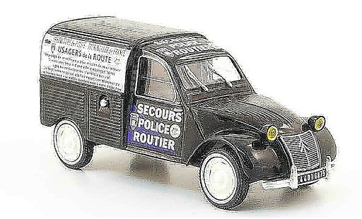 Citroen 2CV police 1/43 IXO bestelwagenente secours politie routier modelauto