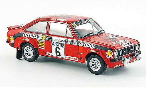 Ford Escort RS 1800 1/43 Minichamps No.6 winnaar RAC Rally 1976 MK2 modelauto