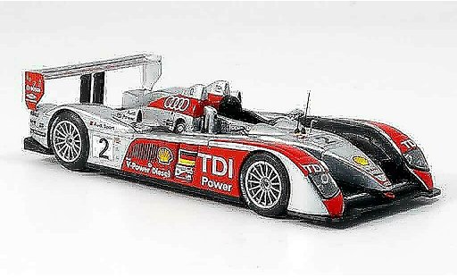Audi R10 course 1/43 IXO 2007 No.2 Le Mans 2007 modelauto