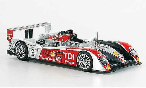 Audi R10 course 1/43 IXO 2007 No.3 Le Mans 2007 modelauto