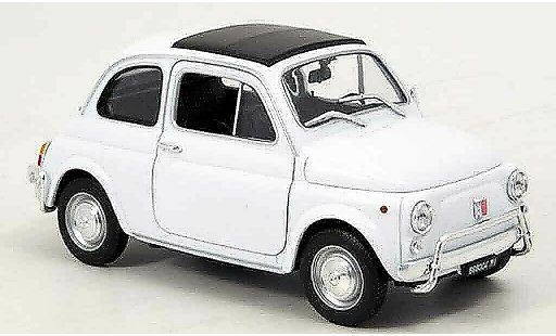 Fiat 500 Nuova 1/18 Welly wit 1957 modelauto