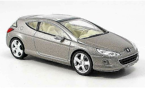 Peugeot 407 Elixir 1/43 Norev grijs concept modelauto