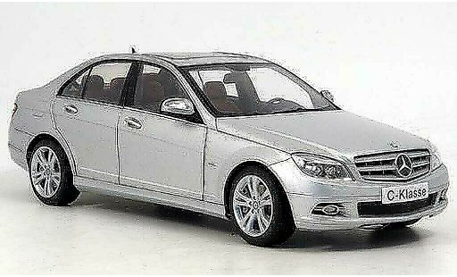 Mercedes Classe C Base 1/18 Autoart sedan (w 204) avantgarde grijs modelauto