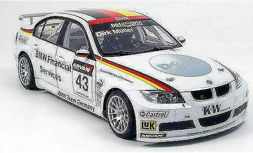 Bmw 320 WTCC 1/18 Autoart E90 si no.43 d.muller 2006 modelauto