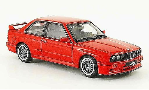 Bmw M3 Sport Evolution 1/43 Autoart E30 rood 1990 modelauto