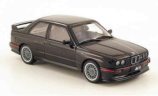Bmw M3 evo 2 1/43 Autoart E30 Evolution zwart 1990 modelauto
