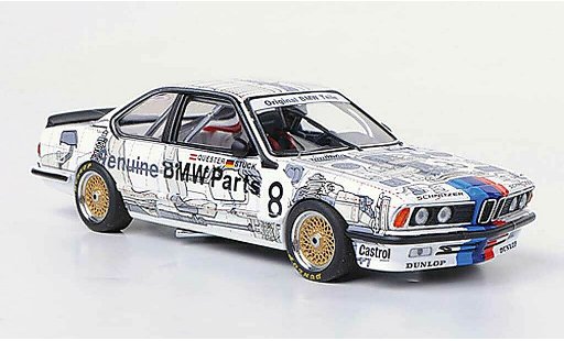 Bmw 635 Gr.A 1/43 Autoart No.8 Team Schnitzer H.J.stuk / D.Quester Gruppe A 1984 modelauto