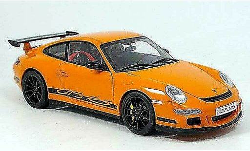 Porsche 911 GT3 RS 1/18 Autoart 2006 oranje-zwart modelauto