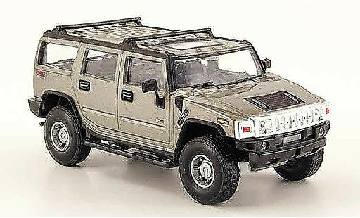 Hummer H2 Base 1/43 Cararama grijs modelauto