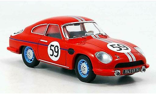 Panhard DB HBR 1959 1/43 IXO 4 No.59 Faucher Laffargue Le Mans modelauto
