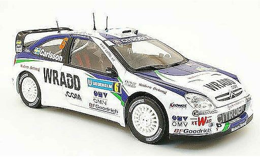 Citroen Xsara WRC 2007 1/18 Sun Star no.6 wradd.com rallye suisse modelauto