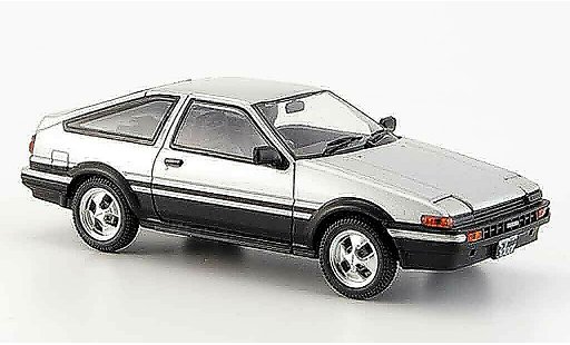Toyota Trueno AE86 1/43 Ebbro sprinter grijs metallic zwart modelauto