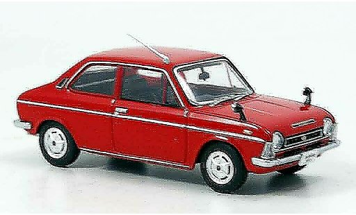Subaru FF Base 1/43 Ebbro 1 1100 rood 1969 modelauto