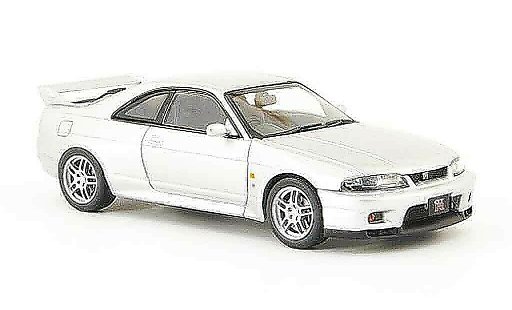 Nissan Skyline R33 1/43 Ebbro GT R V Spec grijs metallic 1995 modelauto