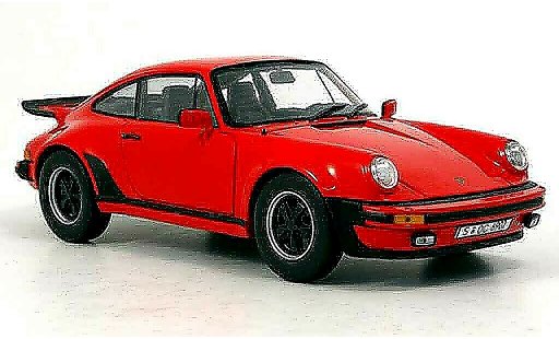 Porsche 911 Turbo 1/18 Norev 3l rood 1975 modelauto