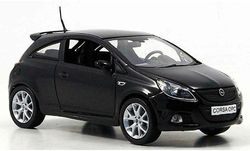 Opel Corsa OPC/VXR 1/43 Norev opc zwart 2007 modelauto