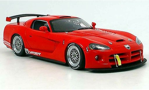 Dodge Viper Competition 1/18 Autoart car plain body rood 2004 modelauto