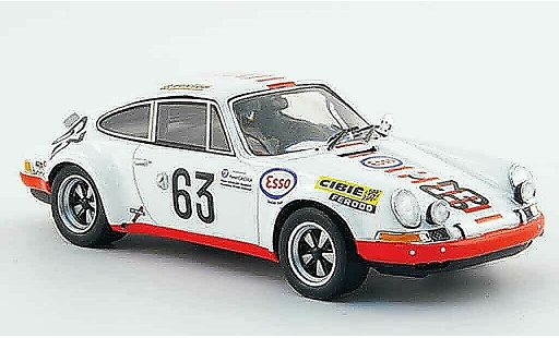 Porsche 911 S 1/43 Spark S No.63 Le Mans 1971 modelauto