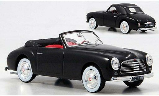 Simca 8 sport Base 1/43 Norev Cabrio zwart 1951 modelauto