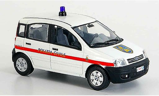 Fiat Panda Police 1/43 Norev politie Frankreich 2004 modelauto