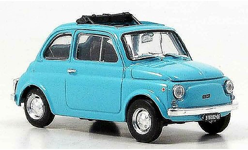 Fiat 500 R 1/43 Brumm blauw 1972 modelauto