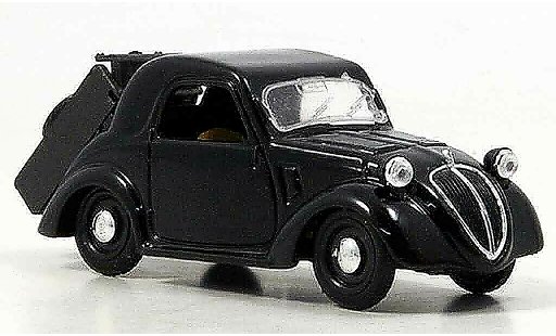 Fiat Topolino Base 1/43 Brumm zwart 2007 modelauto