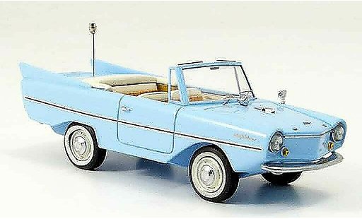 Amphicar Cabrio cabrio 1/43 Neo blauw 1961 modelauto